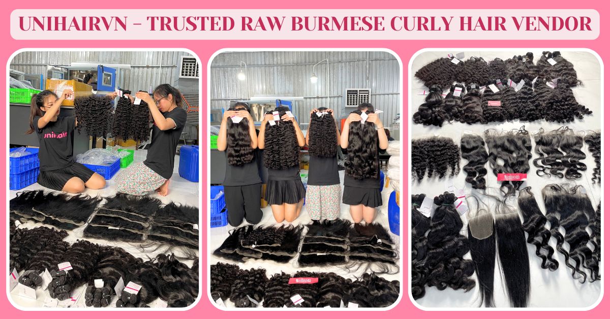 Unihairvn - Trusted Raw Burmese Curly Hair Vendor