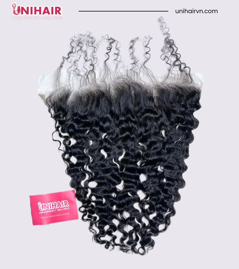 Burmese Curly Frontal – 13x4 HD Lace Pre-Plucked Frontal