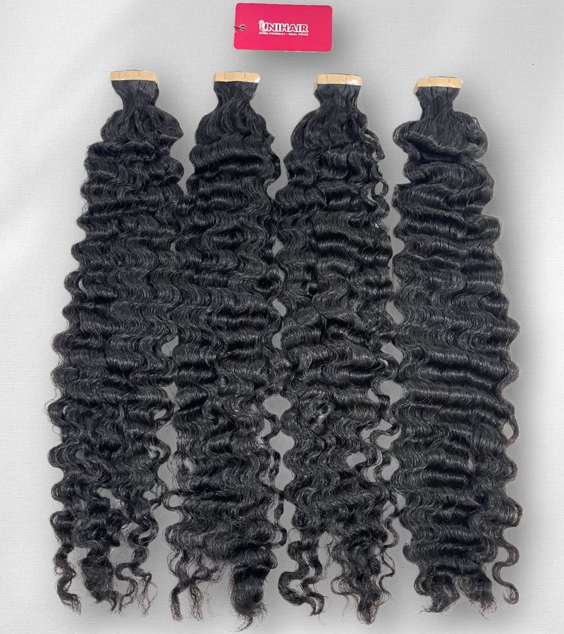 burmese curly tape ins