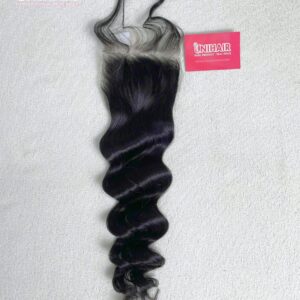 Cambodian Wavy Lace Closure 5x5 – HD Swiss Lace, Raw Vietnamese Hair