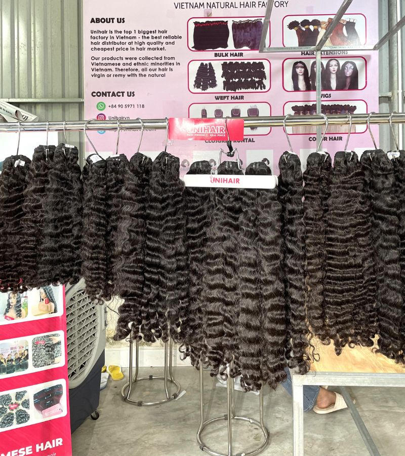 Raw loose curly weave hair