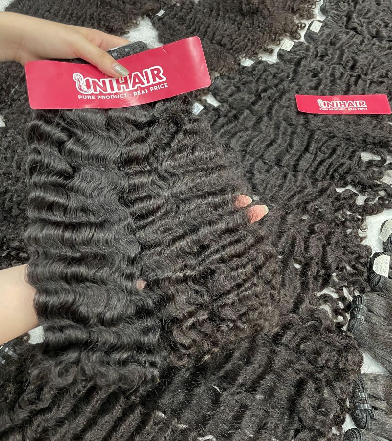 Raw loose curly weave hair