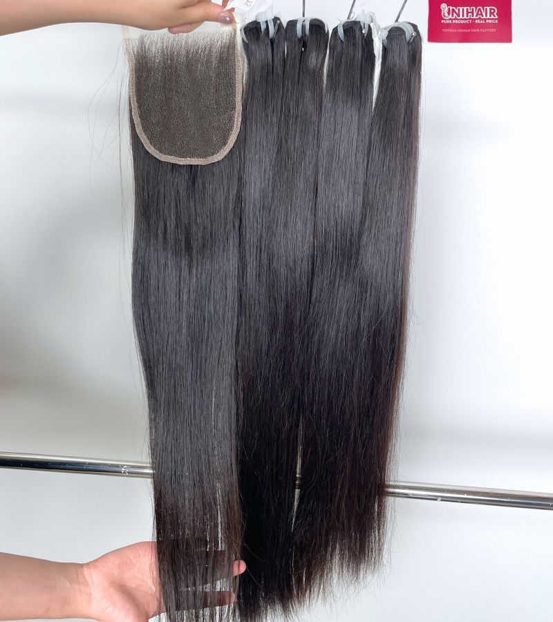 Raw Vietnamese Hair Straight Bundles for Bleaching