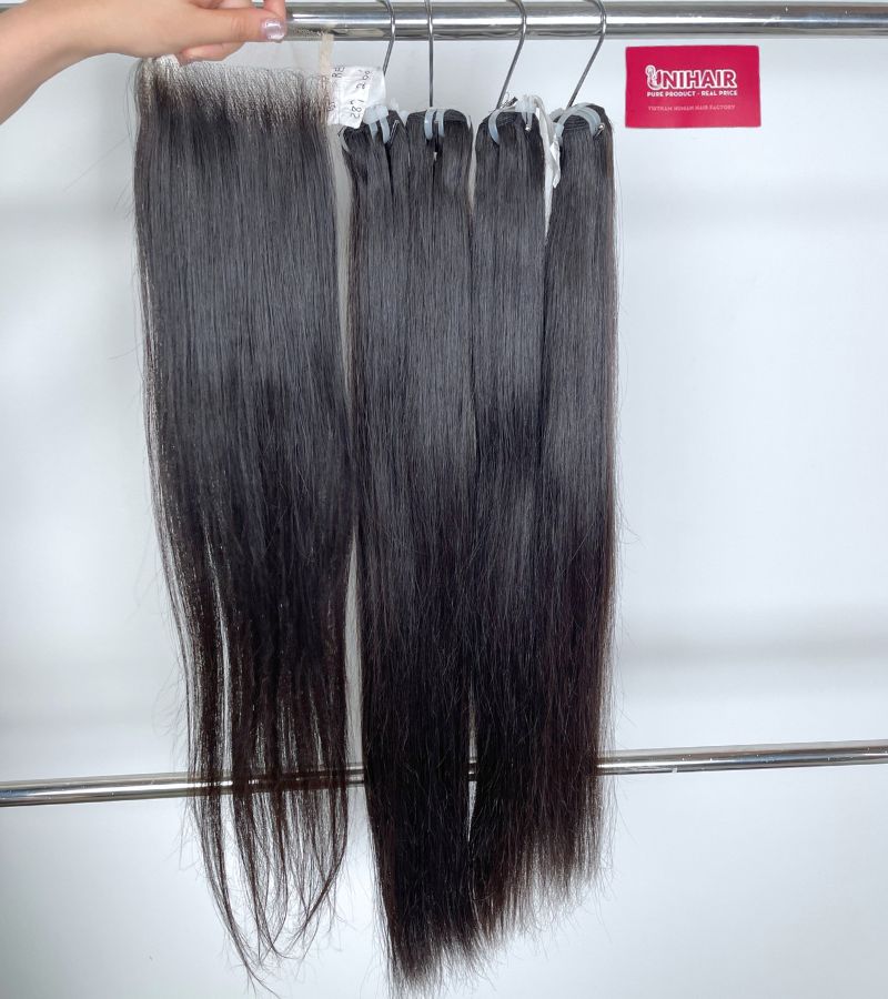 Raw Vietnamese Hair Straight Bundles for Bleaching