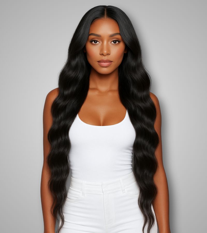 wavy hair