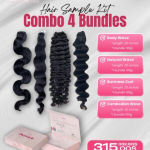 4 Bundle Hair Sample 20 inches