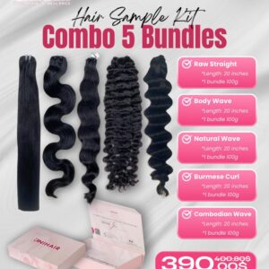 5 Bundle Hair Sample 20 inches
