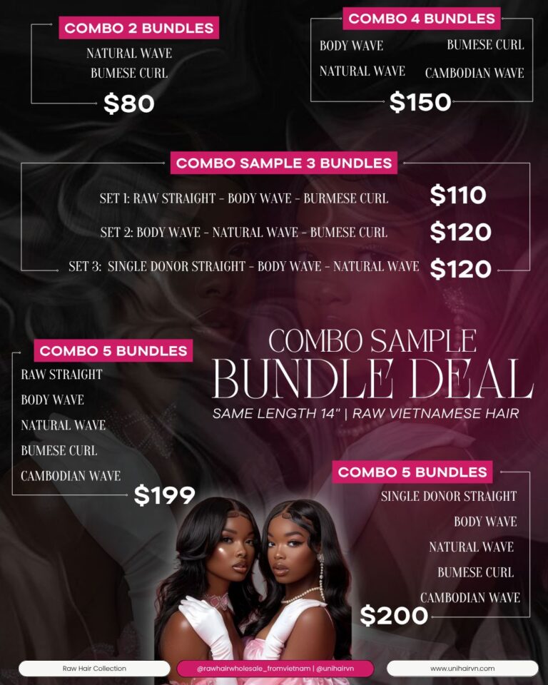 Combo Bundle Deal - Raw Hair