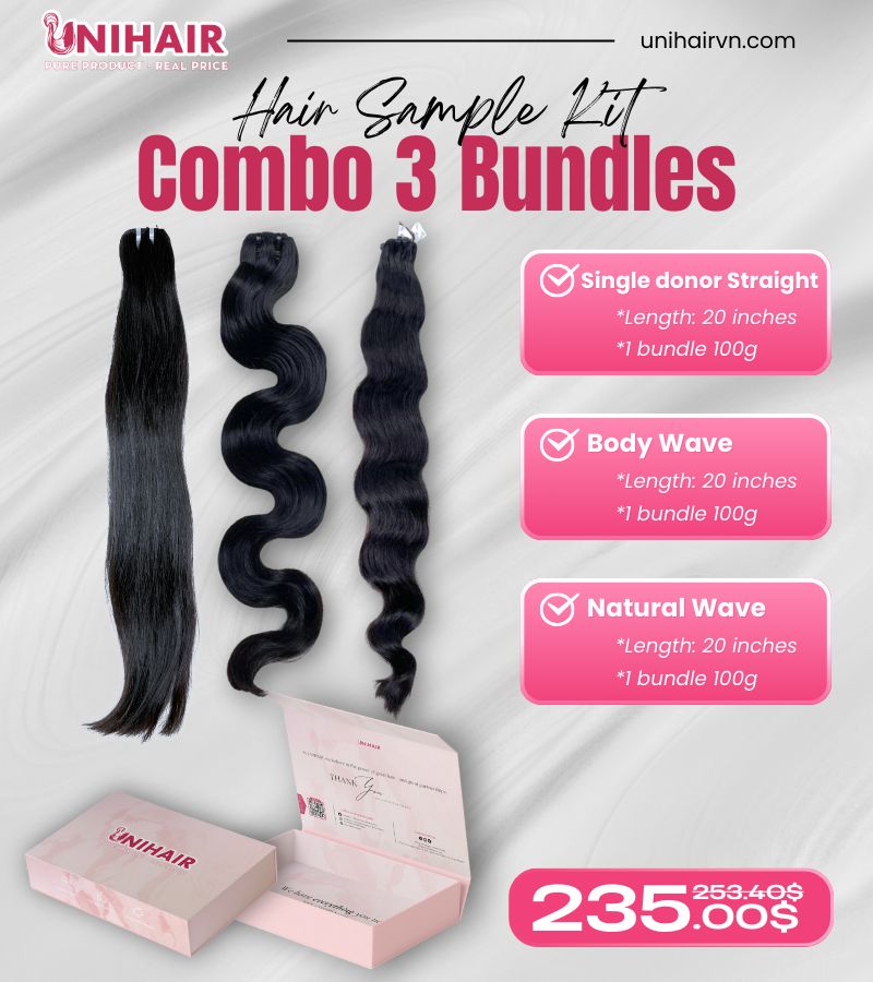 Hair Combo 3 Bundles