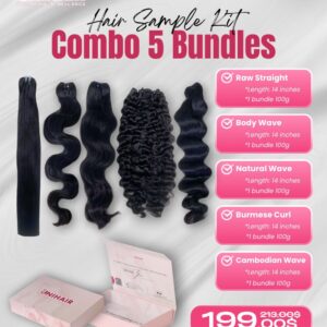 5 Bundle Hair Sample