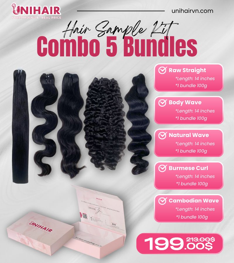 5 Bundle Hair Sample