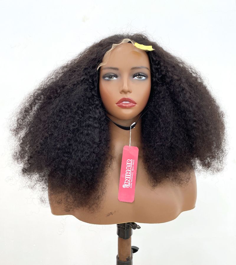 Kinky Curly Lace Closure Wigs