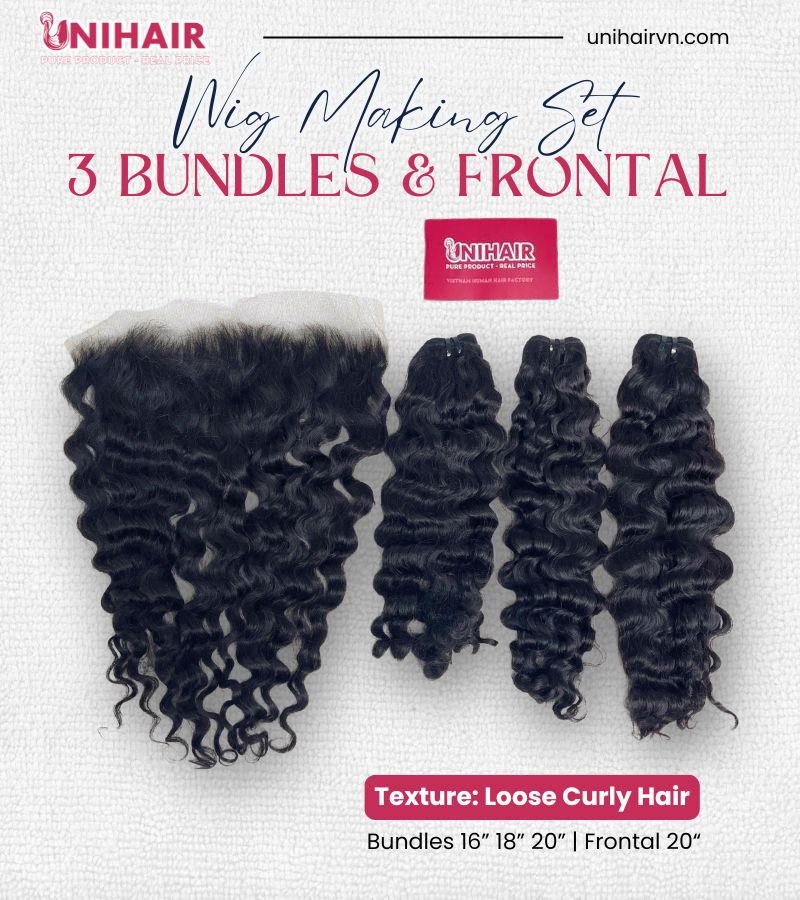 Loose Curly Wig Making Set